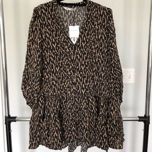 Zara Ruffle Hem Dress